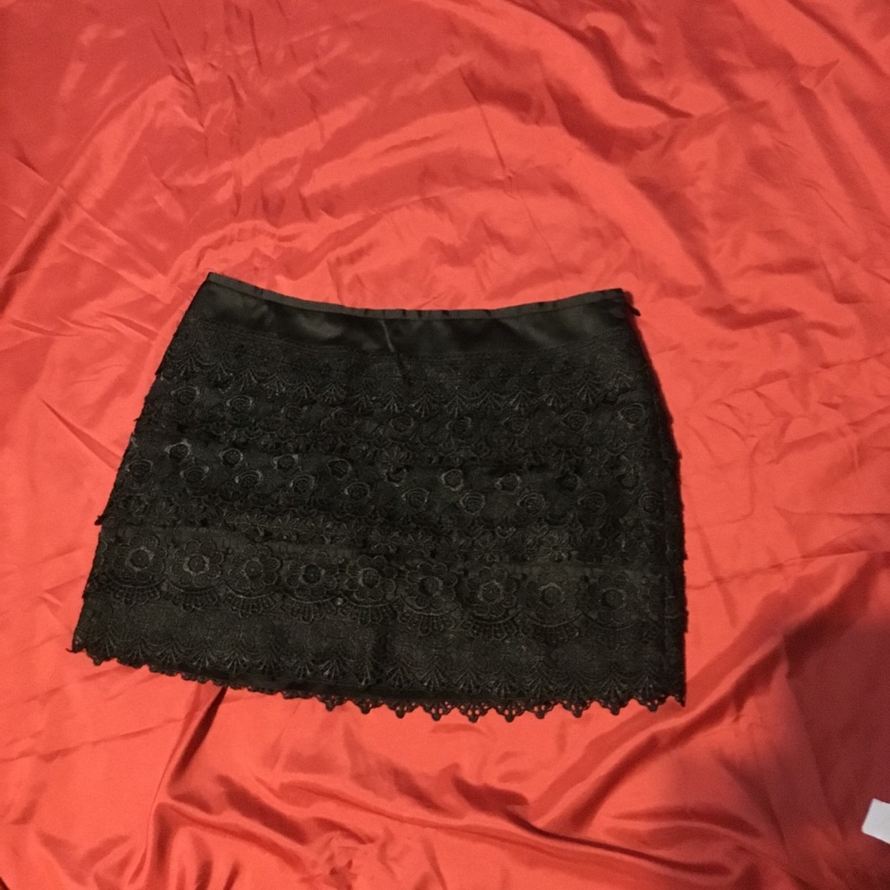 Lace Mini Skirt